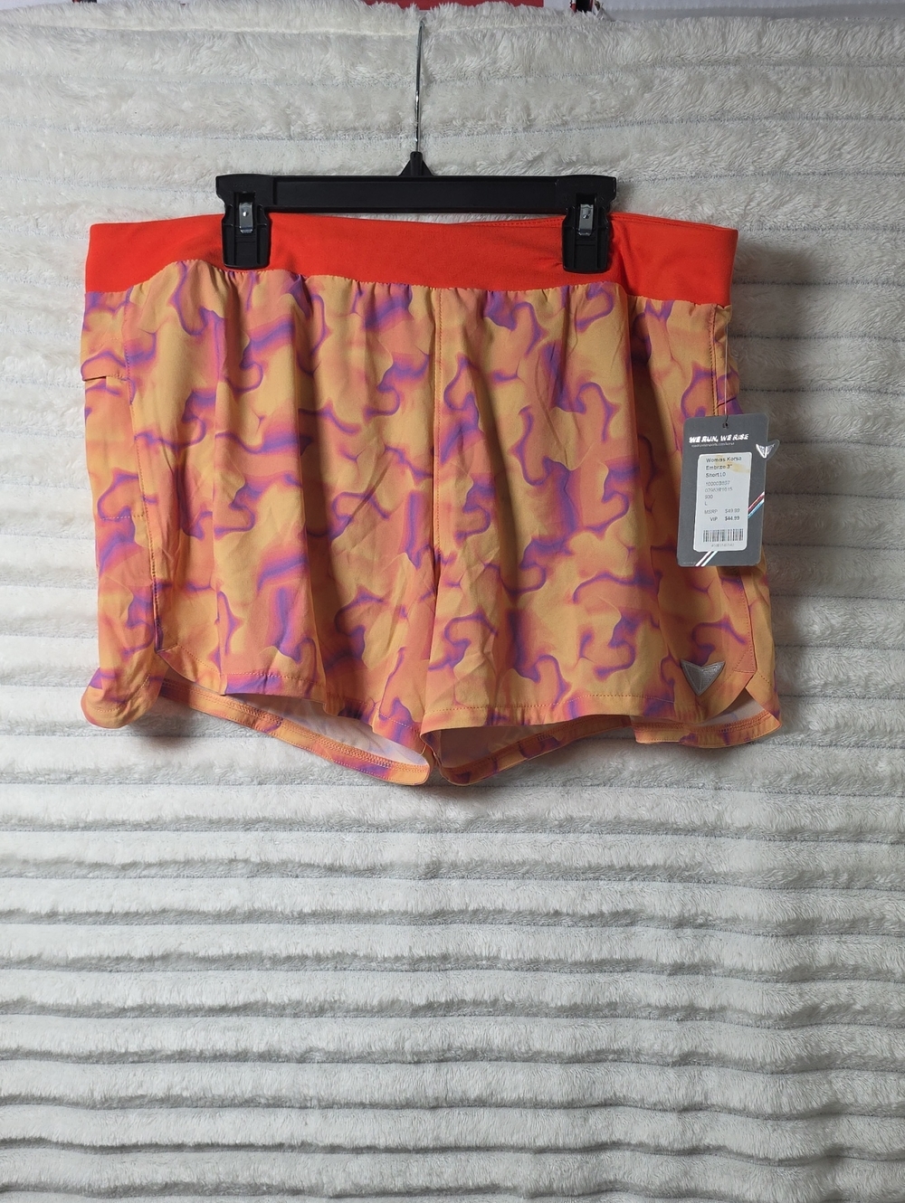 0508 Korsa Women's Athletic Shorts with Built In Underwear